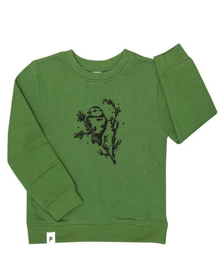 päfjes Mara Meise - Kinder Bio Sweater - Organic Cotton - Grün
