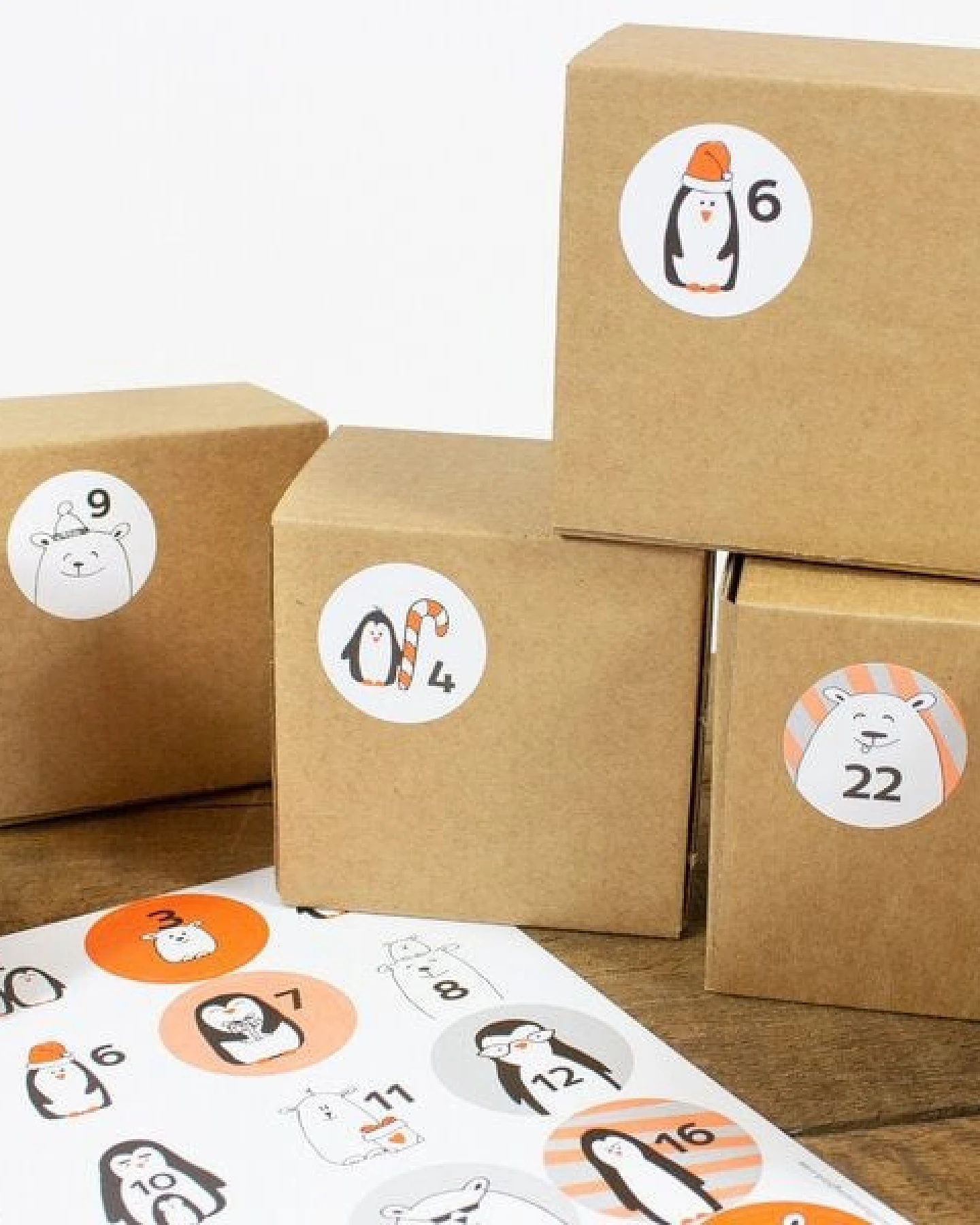 Bow & Hummingbird Adventskalender Set mit Boxen zum Befüllen – Ansicht 4