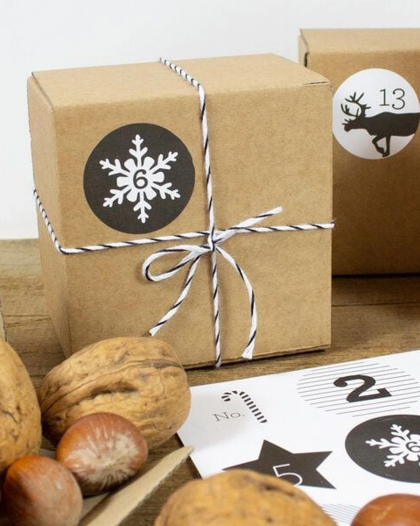 Bow & Hummingbird Adventskalender Set mit Boxen zum Befüllen – Ansicht 3