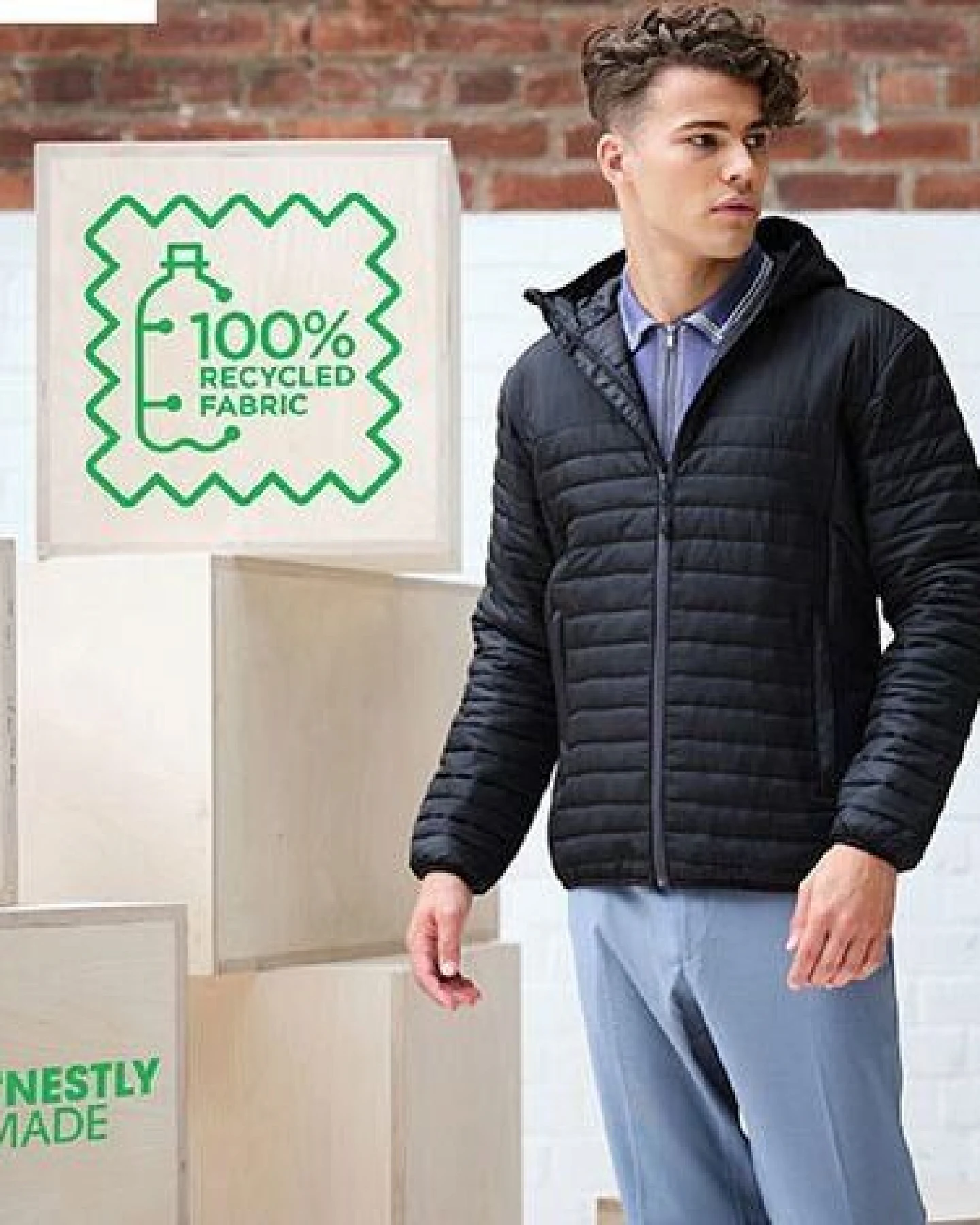 Winterjacke Regatta Honestly Made Recycled Full Zip Thermo Gefütterte Jacke – Ansicht 3