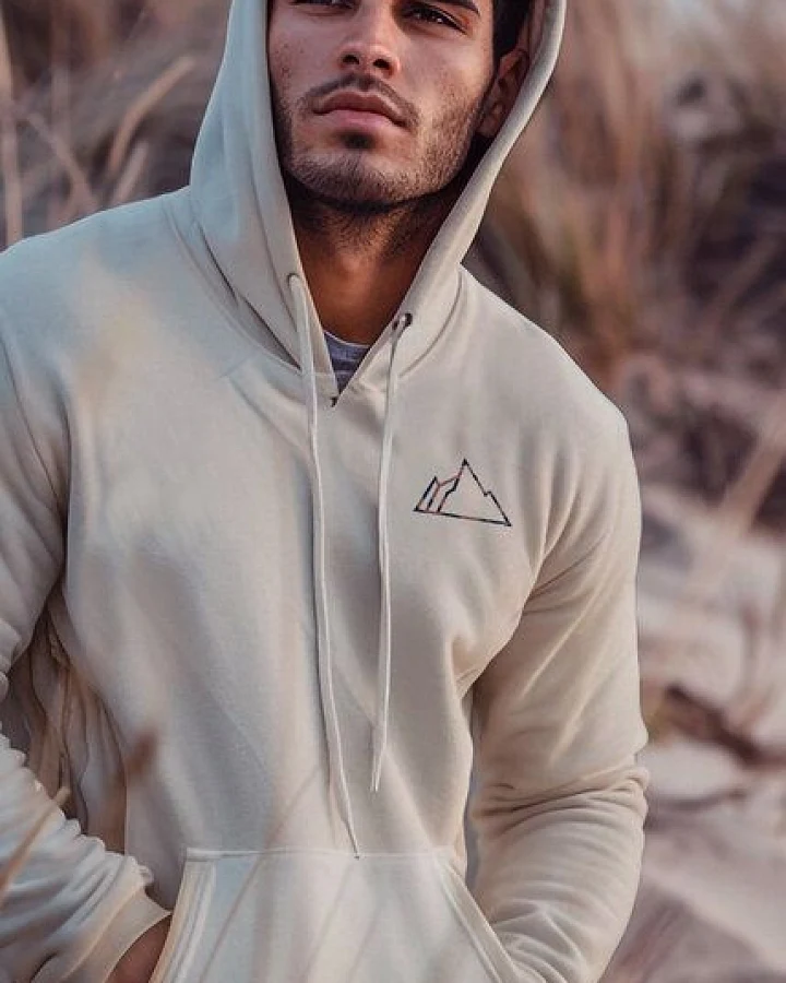 Kultgut Biofair - Gemütlicher, flauschiger Hoodie / Little Sunrise - Mountain