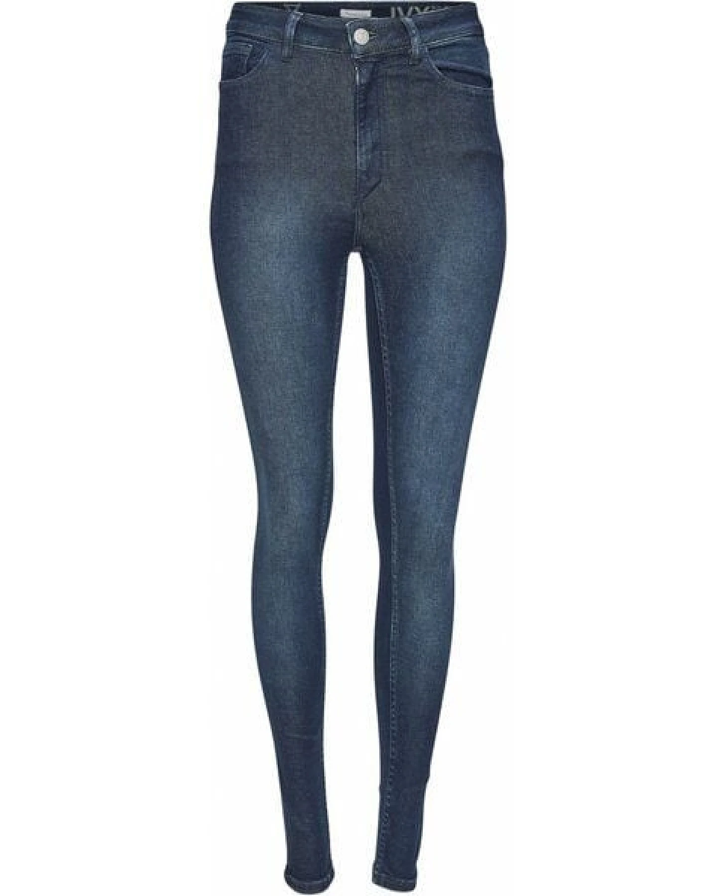 KnowledgeCotton Apparel Slim Jeans IVY Deep Blue mit Bio-Baumwolle – Ansicht 4
