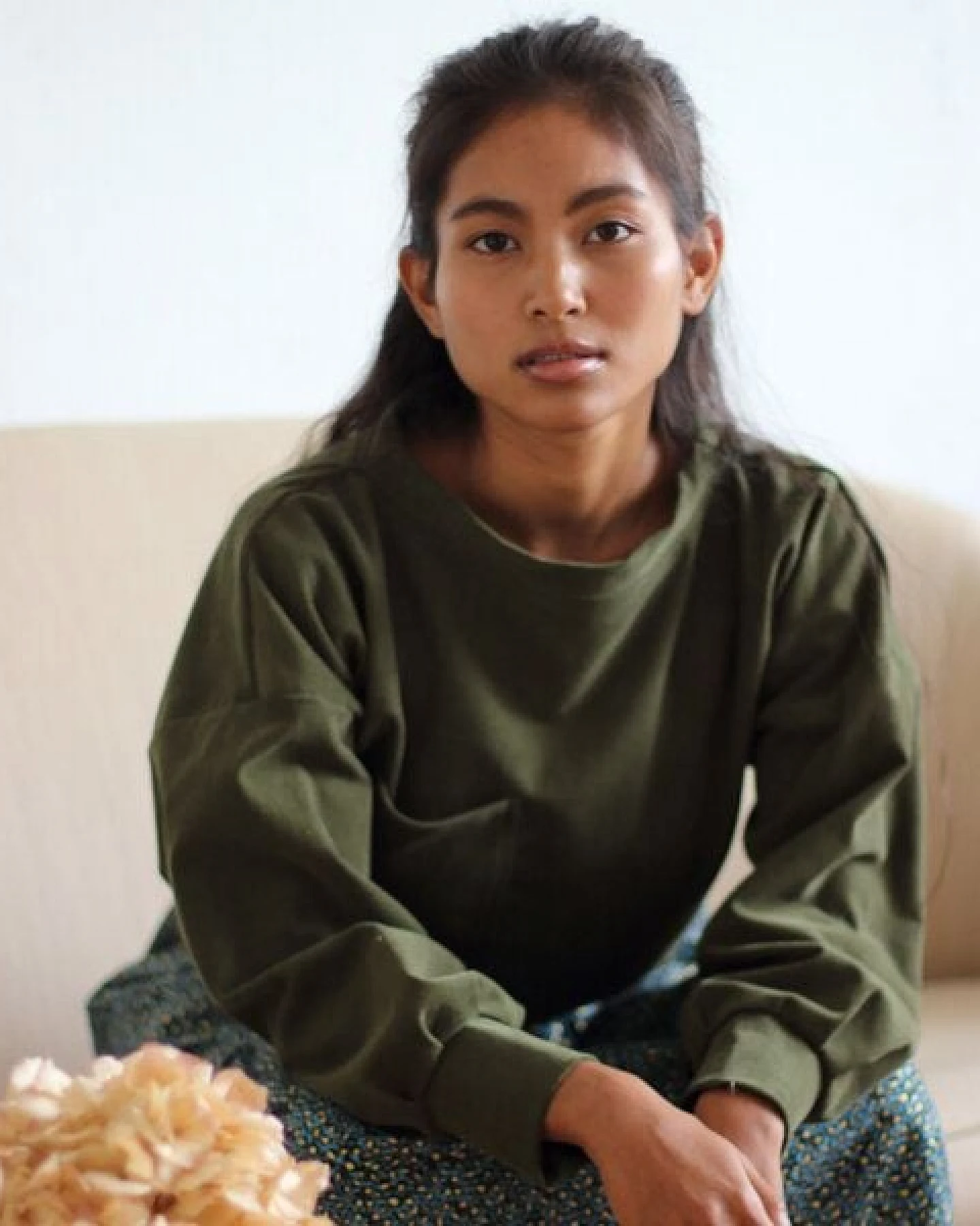 ManduTrap Pullover aus Cord / Biobaumwolle (kbA) in blau oder grün – Ansicht 2