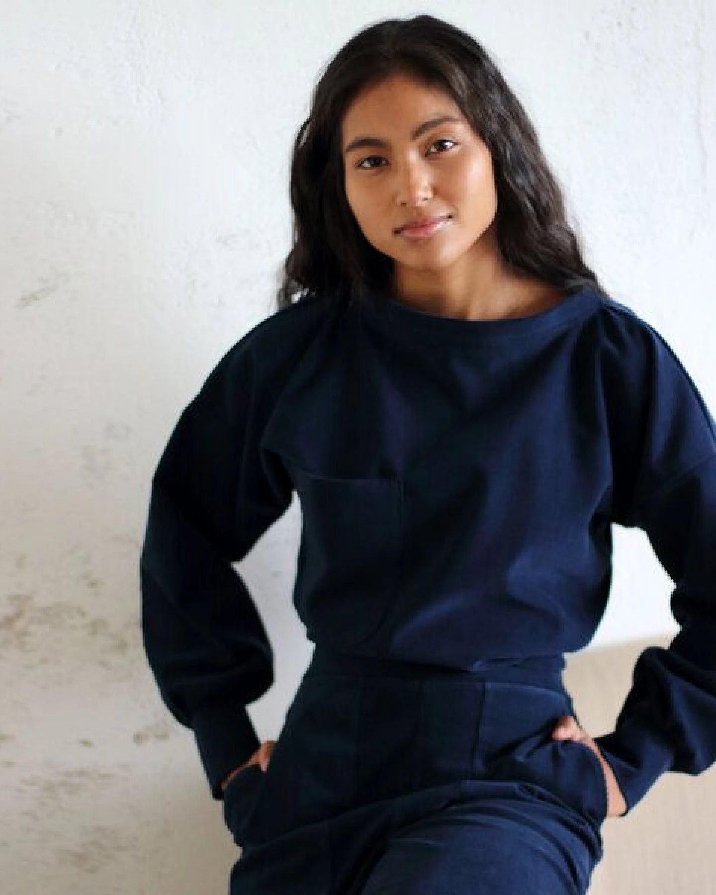 ManduTrap Pullover aus Cord / Biobaumwolle (kbA) in blau oder grün – Ansicht 3