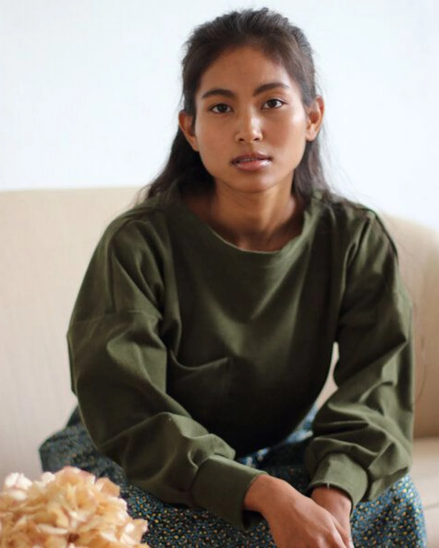 ManduTrap Pullover aus Cord / Biobaumwolle (kbA) in blau oder grün – Ansicht 3