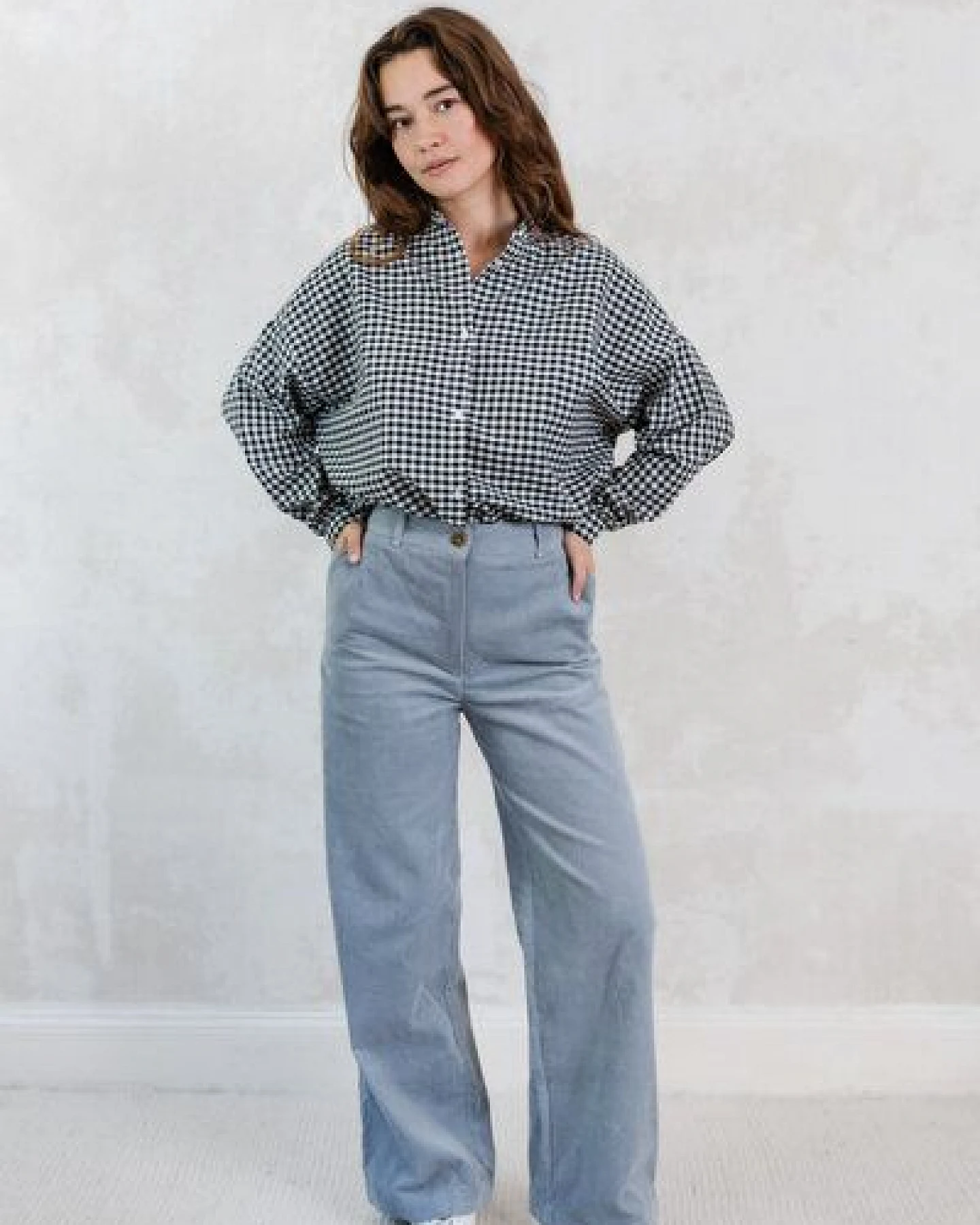 Jyoti - Fair Works Bio-Baumwollcord Hose Suhrutam – Ansicht 2