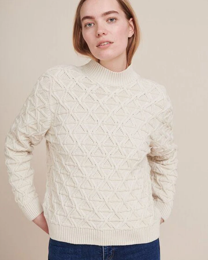 Basic Apparel Strickpullover - Pullover Mira - aus Bio Baumwolle