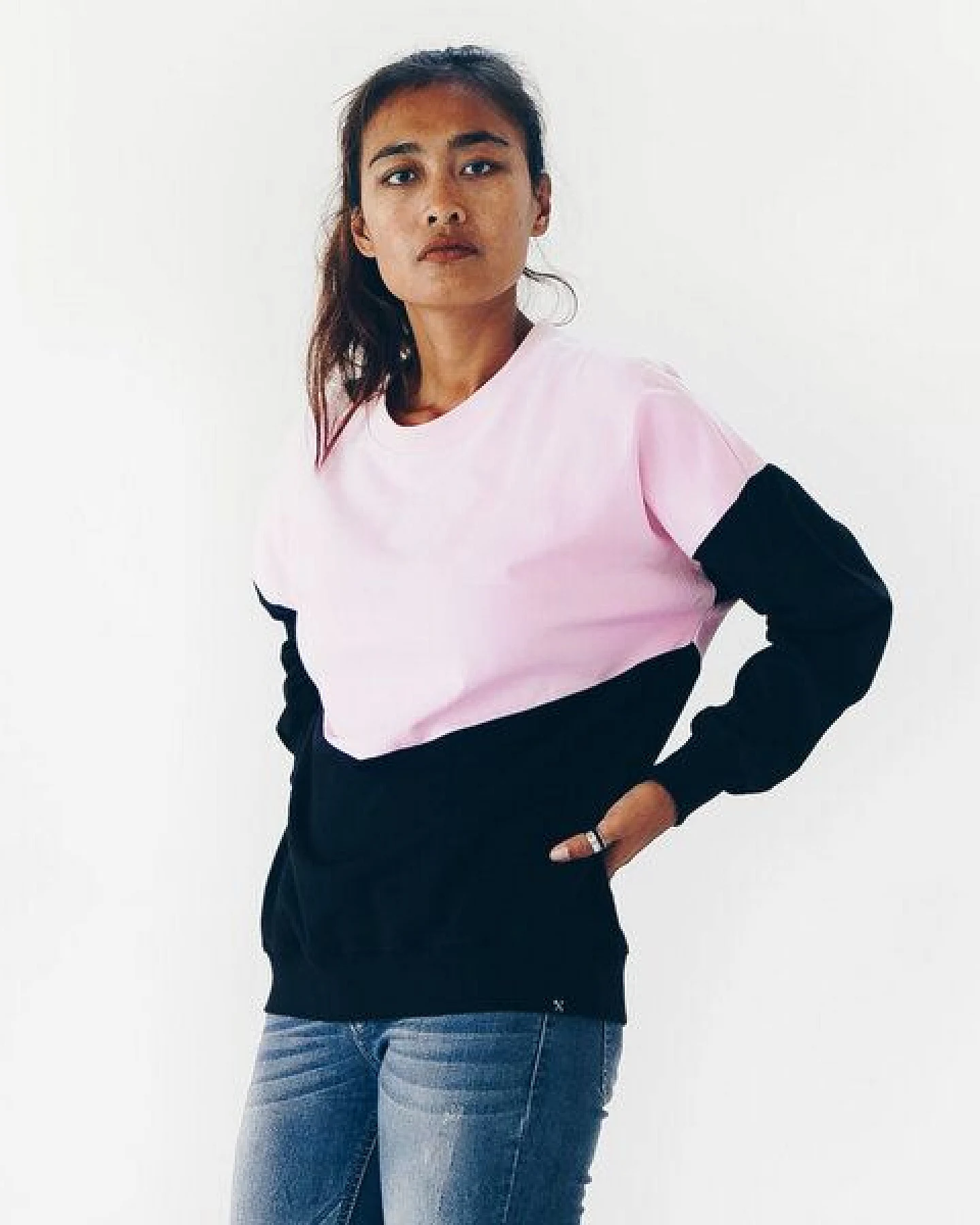 The Driftwood Tales Weit geschnittenes feminines Sweatshirt, 100 % Bio-Baumwolle – Ansicht 3