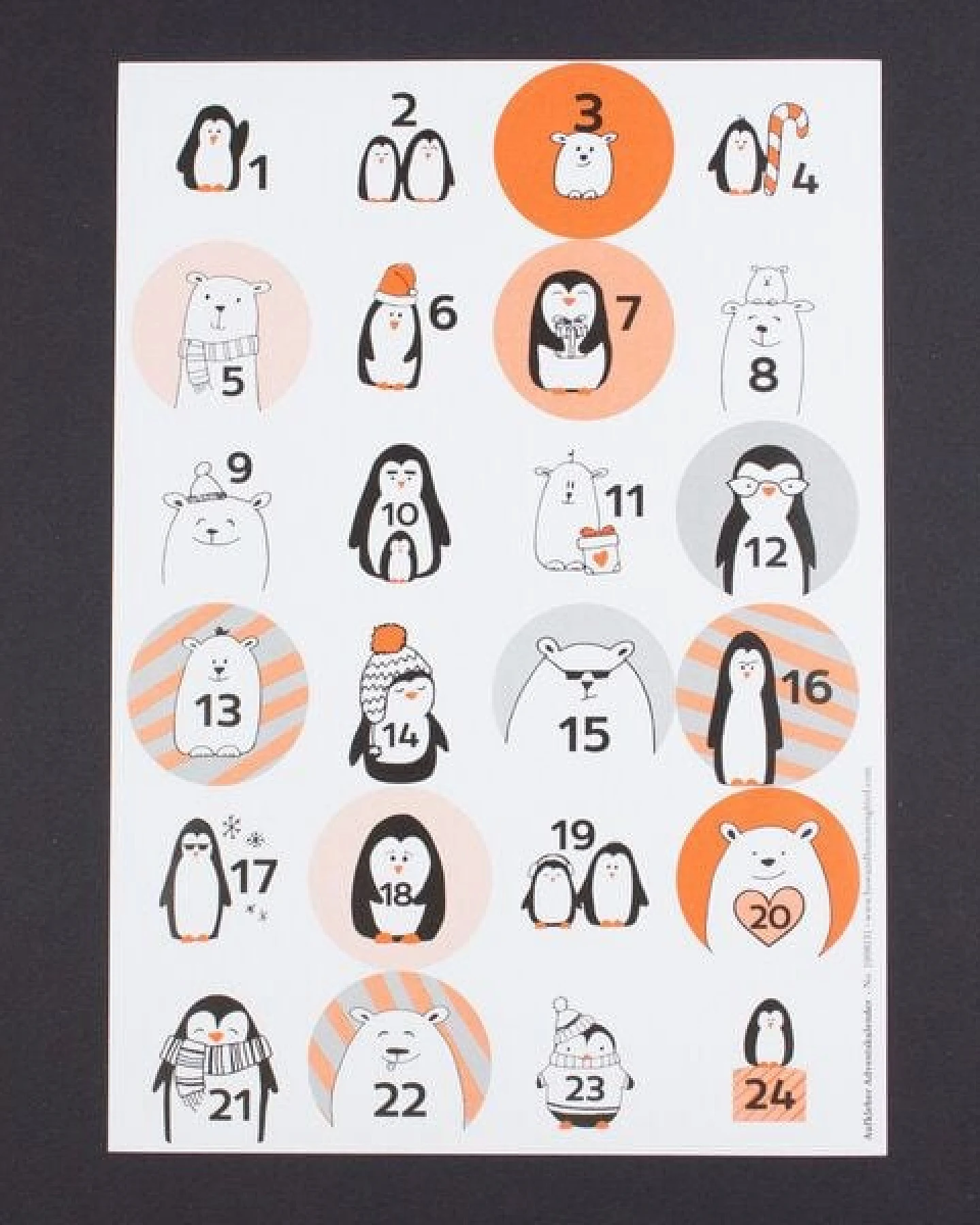Bow & Hummingbird Adventskalender Set mit Boxen "Frostige Freunde" – Ansicht 3