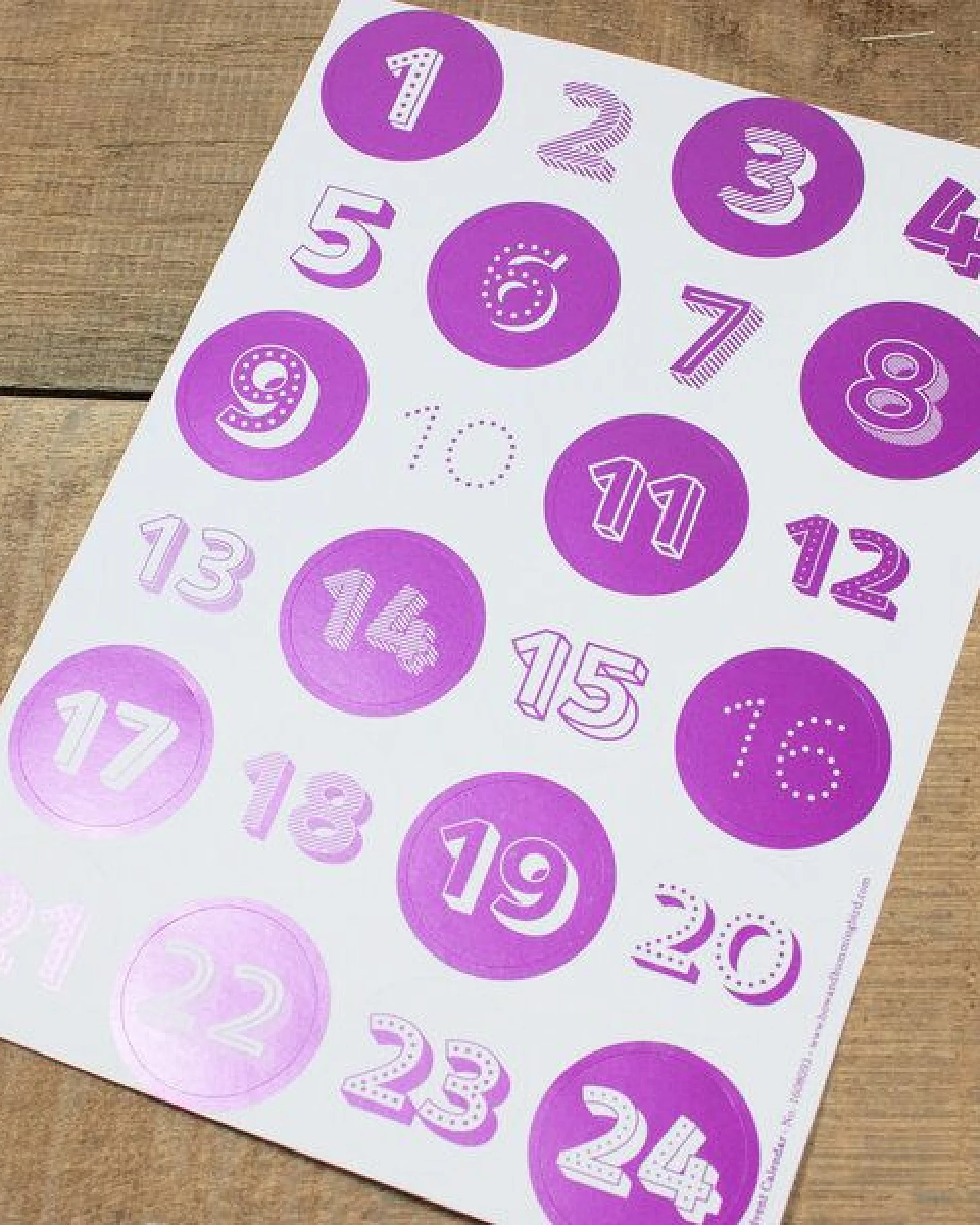 Bow & Hummingbird Adventskalender Set mit Boxen "Brombeere" – Ansicht 3