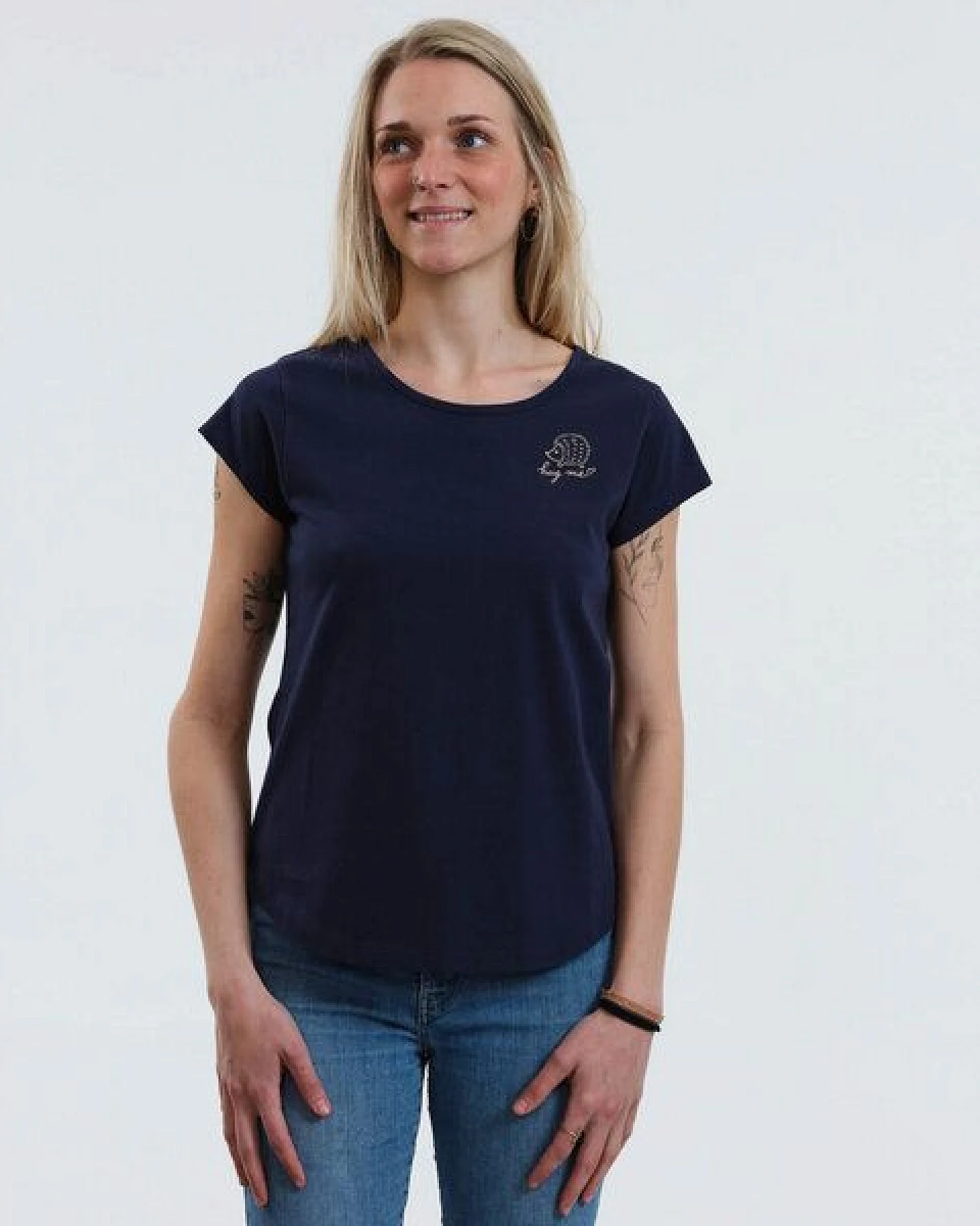 GARY MASH Shirt Asheville Kleiner Igel „Hug me“ aus Bio-Baumwolle – Ansicht 2