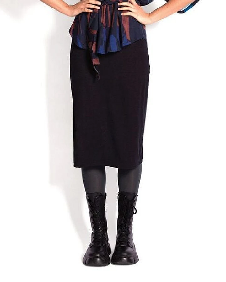 WiDDA berlin Midirock BASIC aus TENCEL® Modal in Schwarz