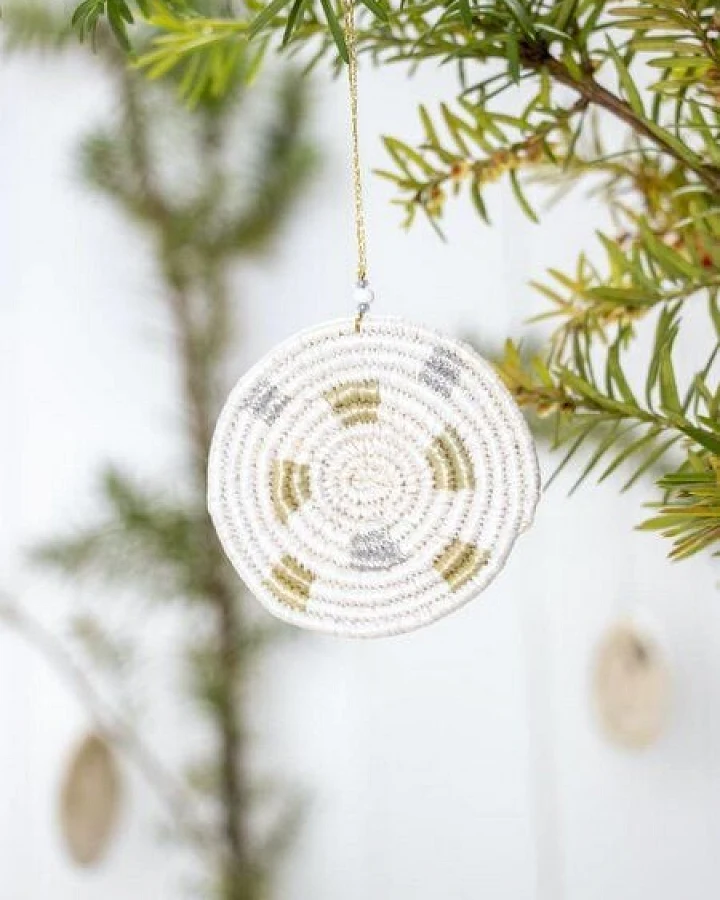 WomenCraft Christbaumschmuck & Dekoanhänger - 7cm - INYABU/IKIBA/URU