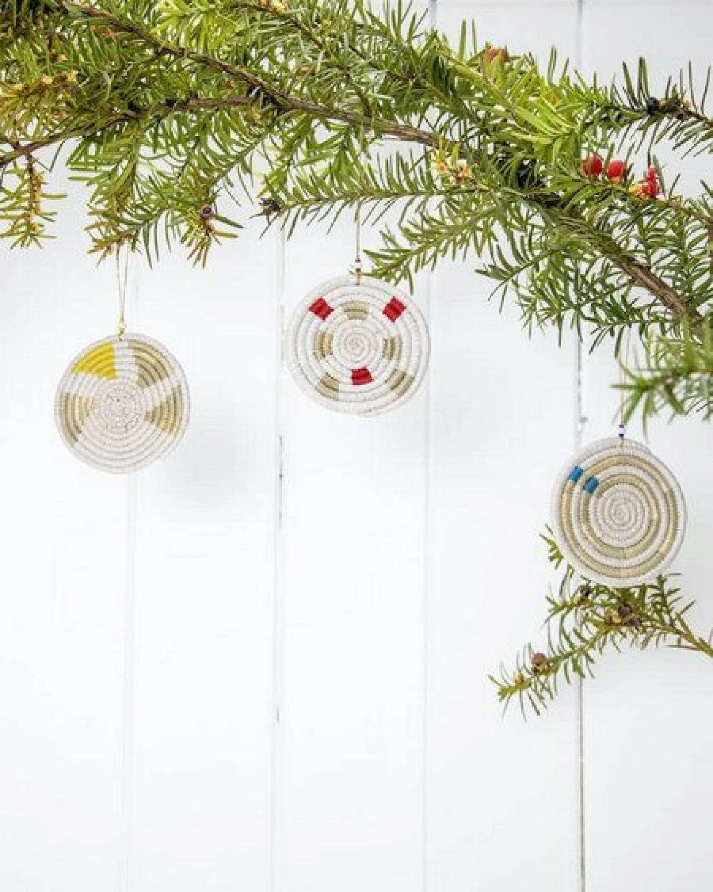 WomenCraft Christbaumschmuck & Dekoanhänger - 7cm - INYABU/IKIBA/URU – Ansicht 3