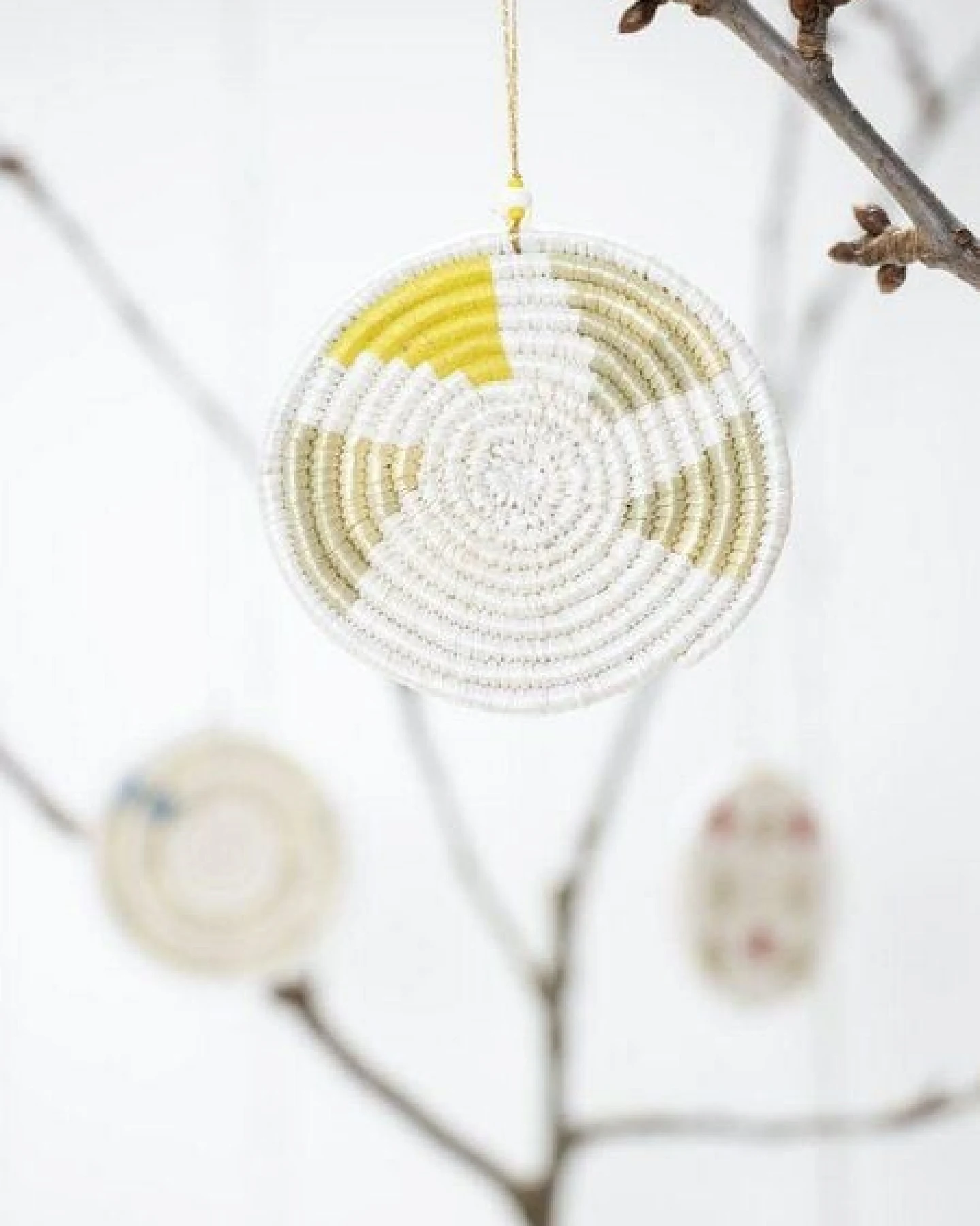 WomenCraft Christbaumschmuck & Dekoanhänger - 7cm - INYABU/IKIBA/URU – Ansicht 3
