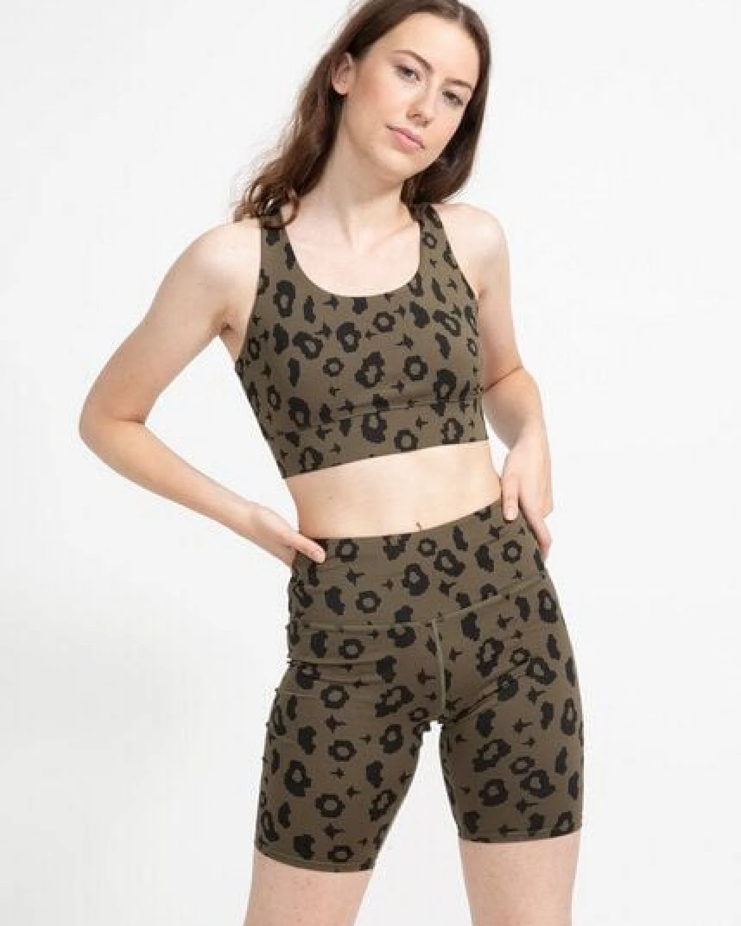 boochen Bike Shorts in Leopard Print – Ansicht 4