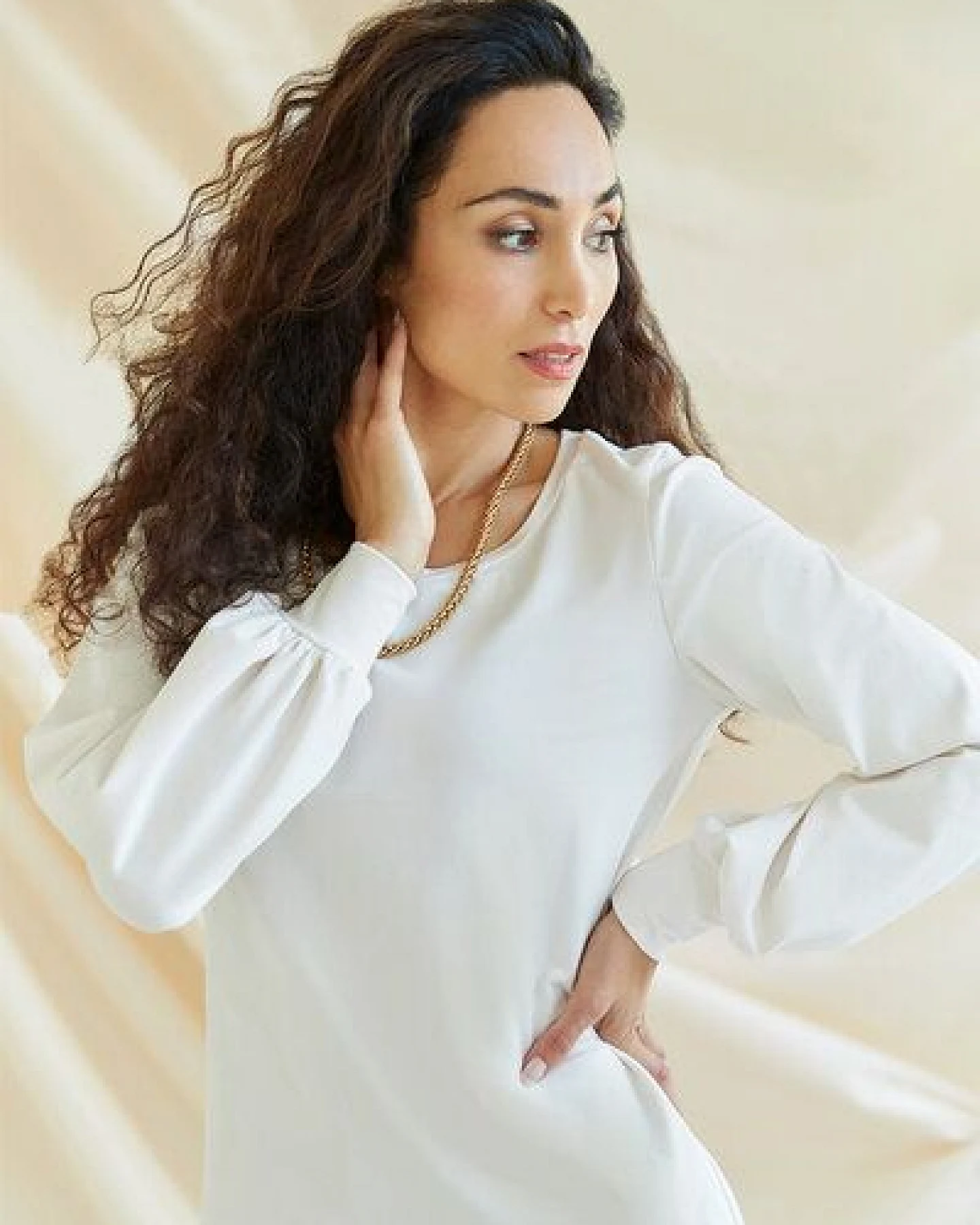 l'amour est bleu Langarmshirt Modell Charlene aus Bio-Baumwolle – Ansicht 3