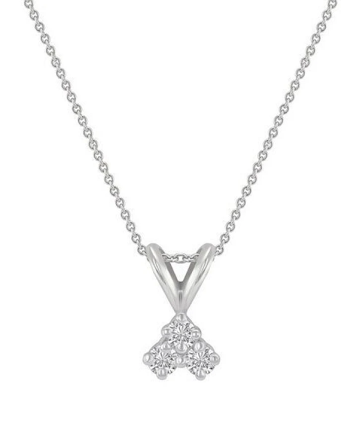 Eppi Goldene Kette mit drei synthetischen Diamanten Froze