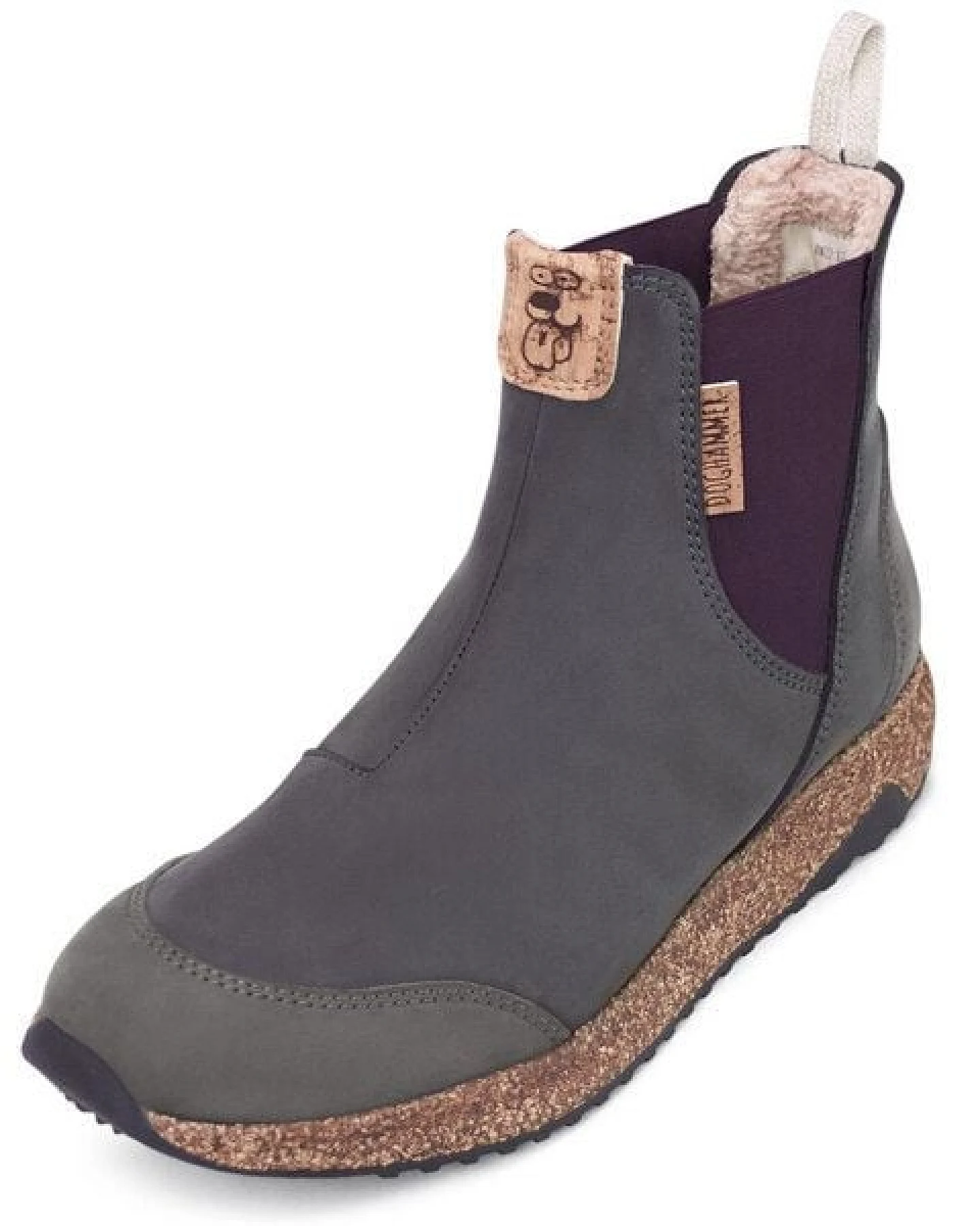 Doghammer Veganer Chelsea Boot Damen - Arctic Vegan Traveller grau – Ansicht 3