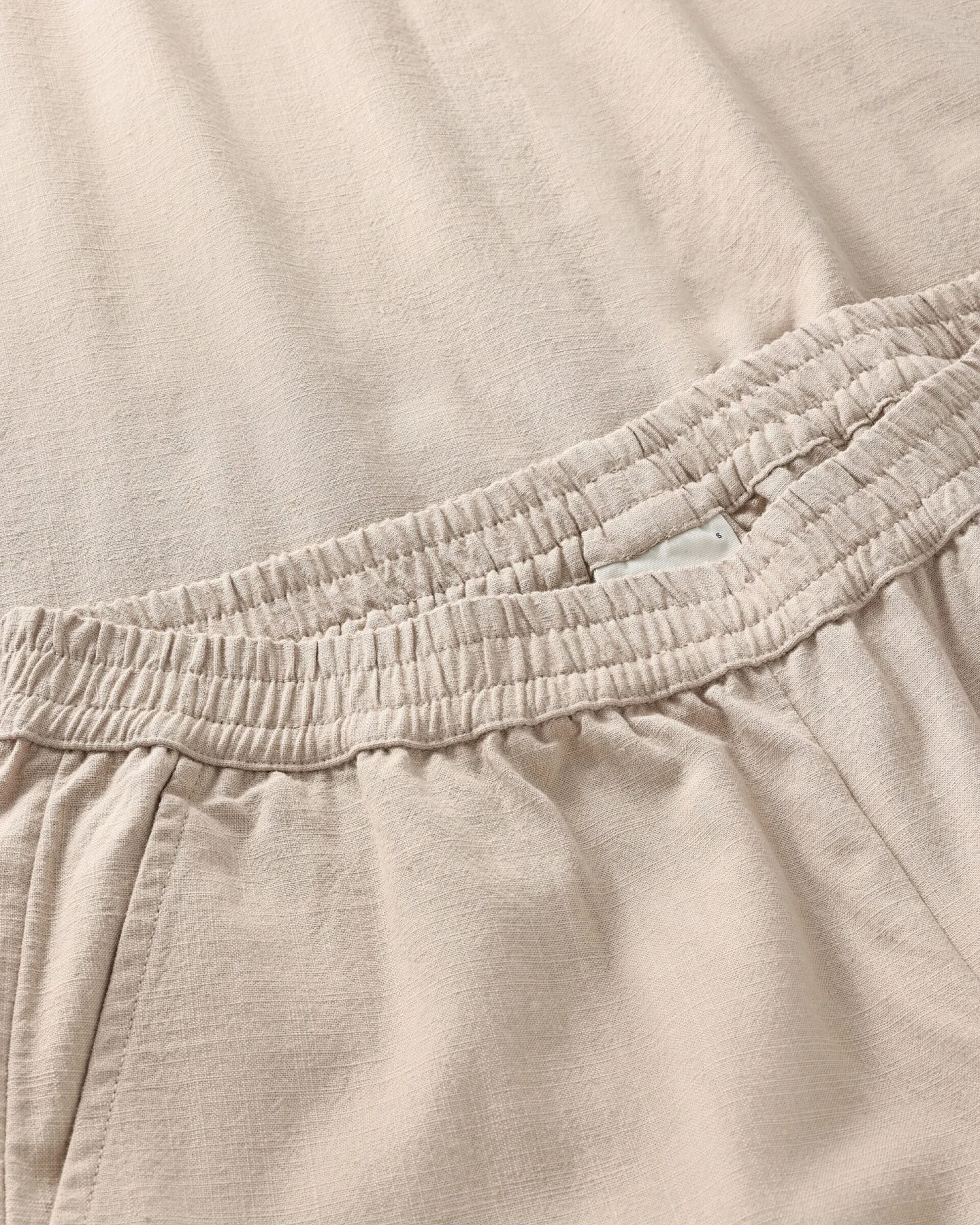 KnowledgeCotton Apparel Damen vegan Hose Posey Wide Leinen Mix Light Feather Gray – Ansicht 2