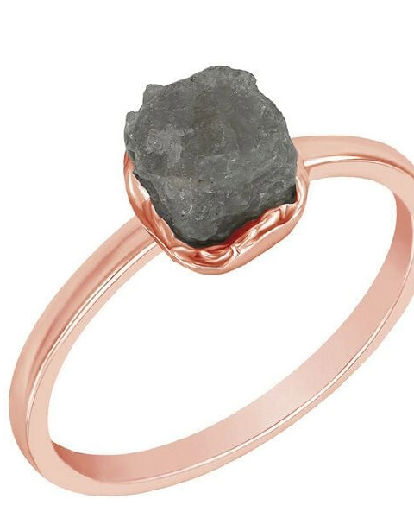 Eppi Goldring mit Rohdiamant Gianni – Ansicht 2