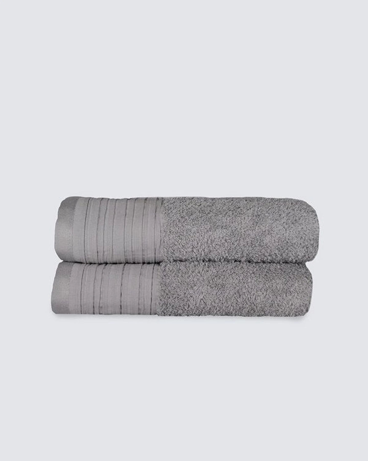 jilda-tex 2er Set Premium Duschtuch Handtuch Gästetuch 100% Bio-Baumwolle – Ansicht 3