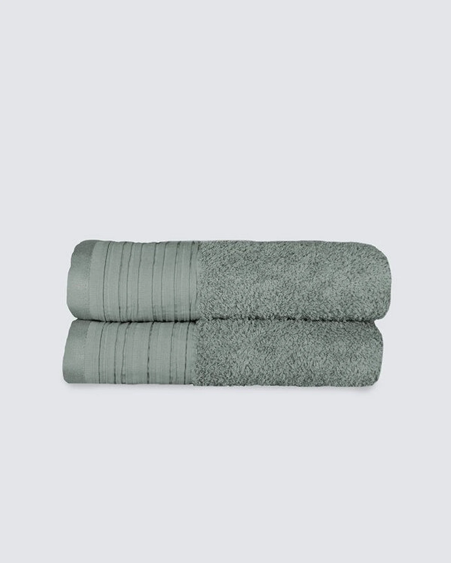 jilda-tex 2er Set Premium Duschtuch Handtuch Gästetuch 100% Bio-Baumwolle – Ansicht 3