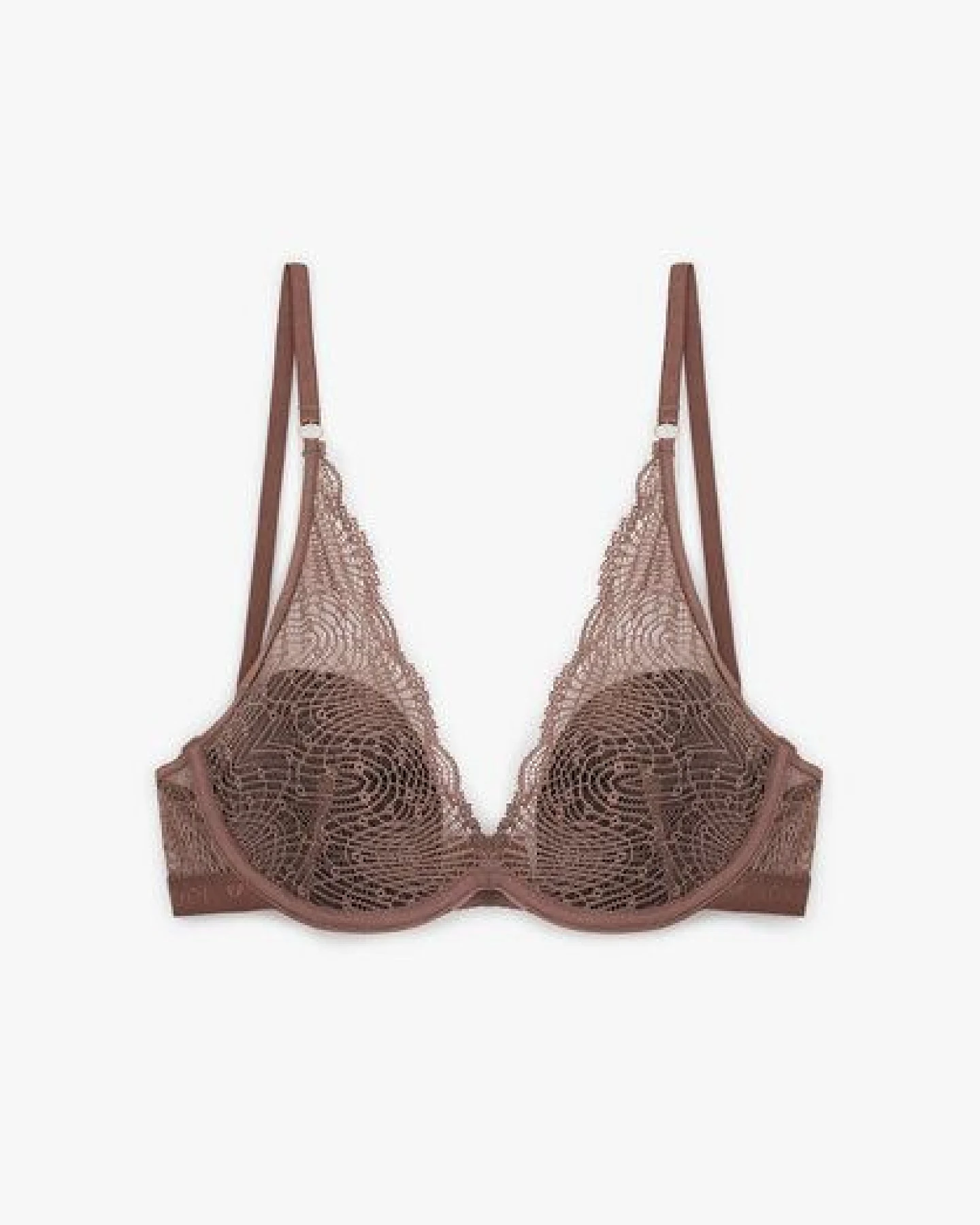Lovjoi BH SILVER LACE WINE mit Bügeln und Spacer Cups – Ansicht 2