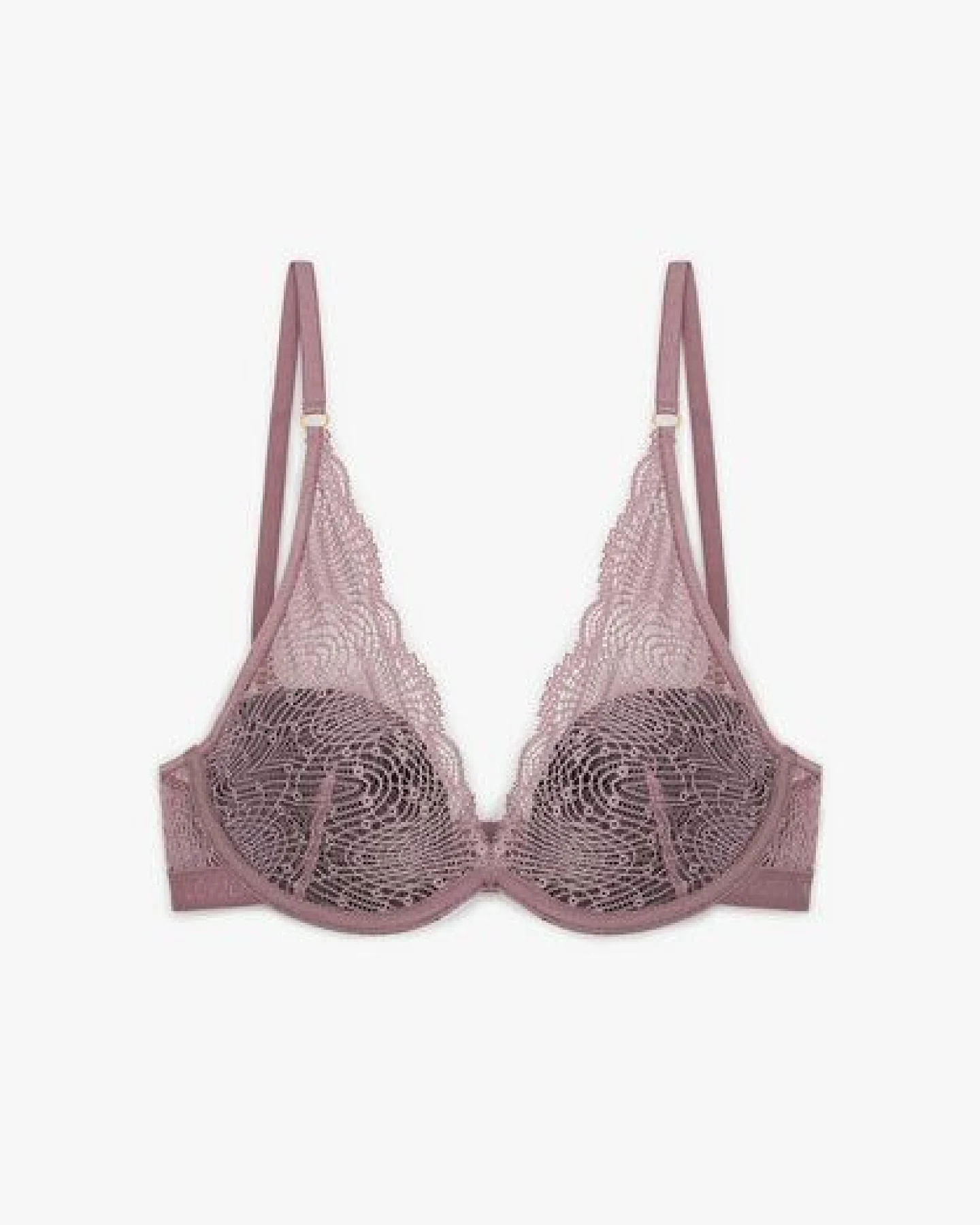 Lovjoi BH SILVER LACE WINE mit Bügeln und Spacer Cups – Ansicht 2