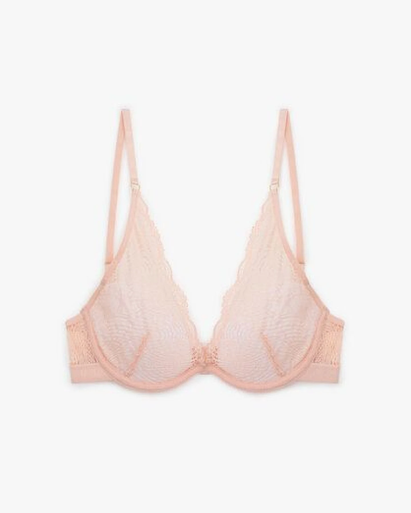 Lovjoi BH SILVER LACE WINE mit Bügeln und Spacer Cups – Ansicht 2