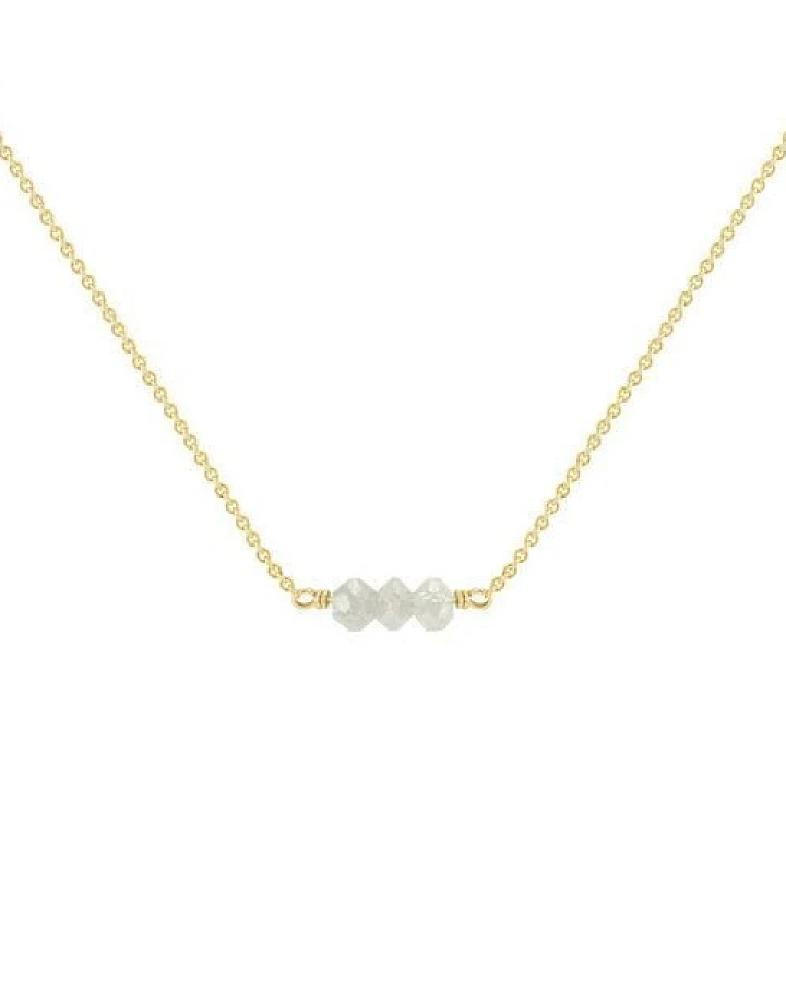 Eppi Goldener Choker mit Diamanten-Perlen Xanadie