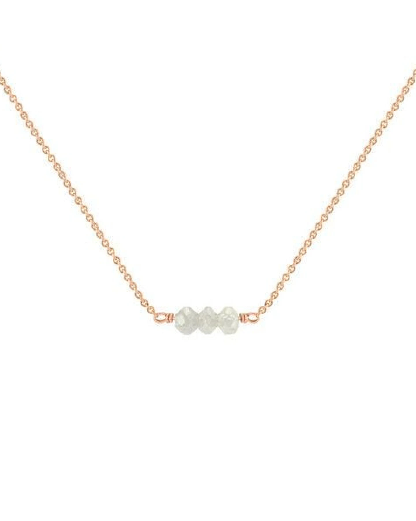 Eppi Goldener Choker mit Diamanten-Perlen Xanadie – Ansicht 2