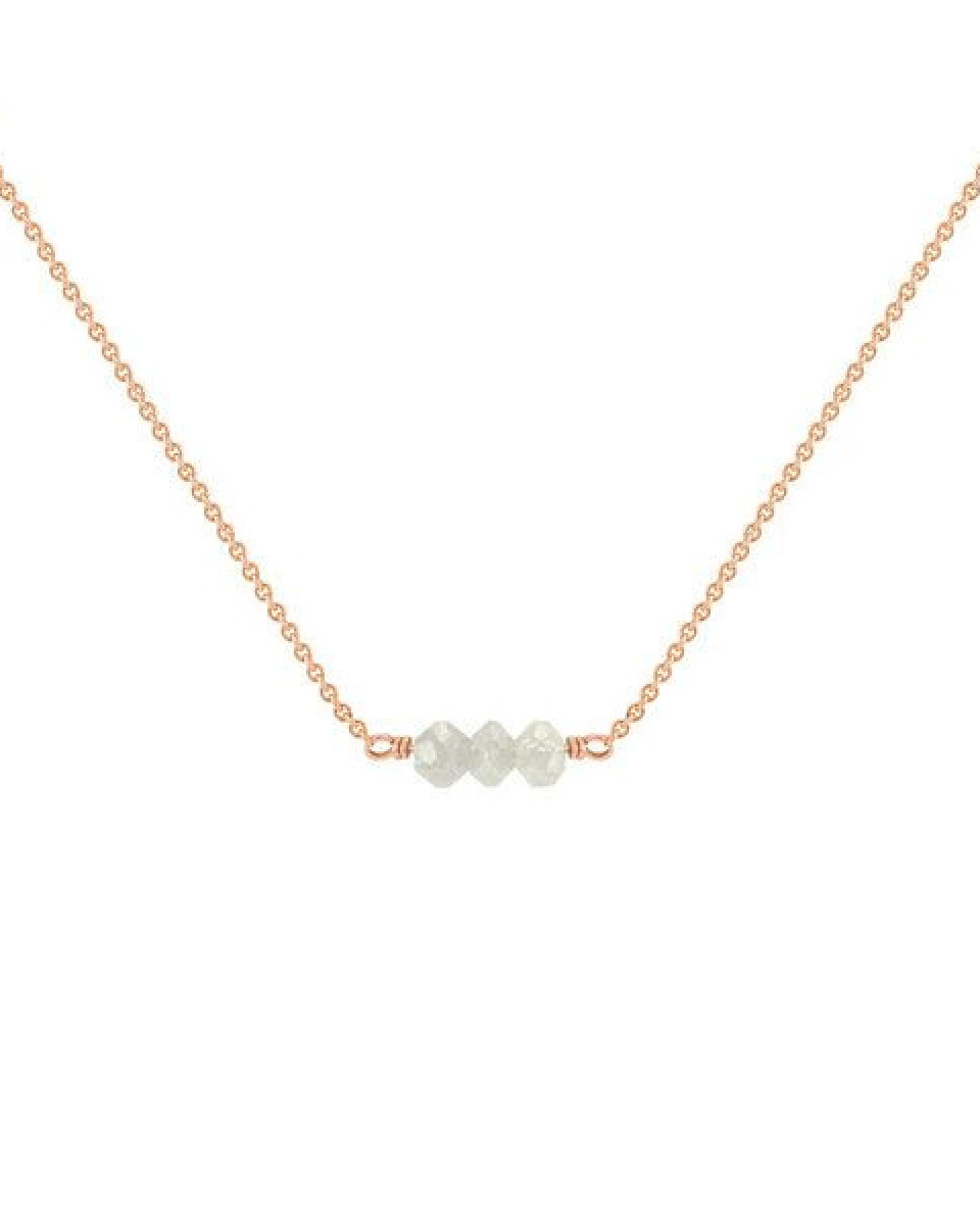 Eppi Goldener Choker mit Diamanten-Perlen Xanadie – Ansicht 2