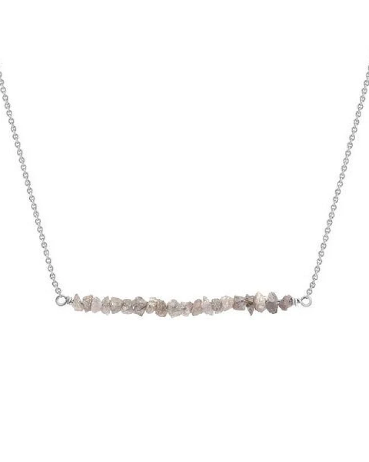 Eppi Goldener Choker mit rosa ungeschliffenen Diamanten Wandalee
