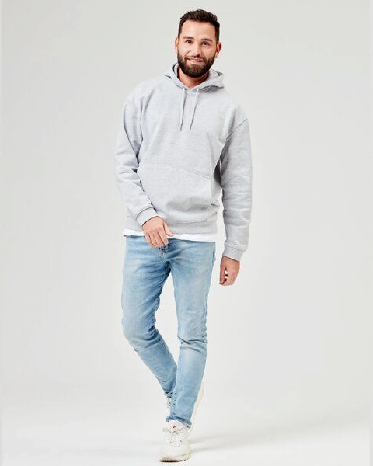 COREBASE Hoodie / Kapuzenpullover / 100% Bio-Baumwolle / 450g/m² – Ansicht 4