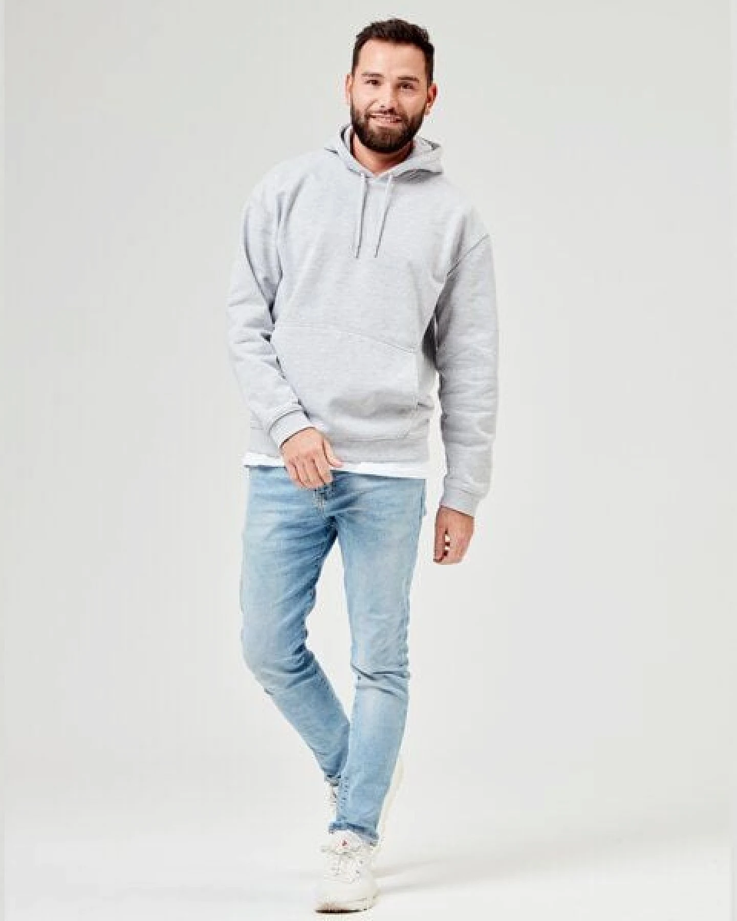COREBASE Hoodie / Kapuzenpullover / 100% Bio-Baumwolle / 450g/m² – Ansicht 4