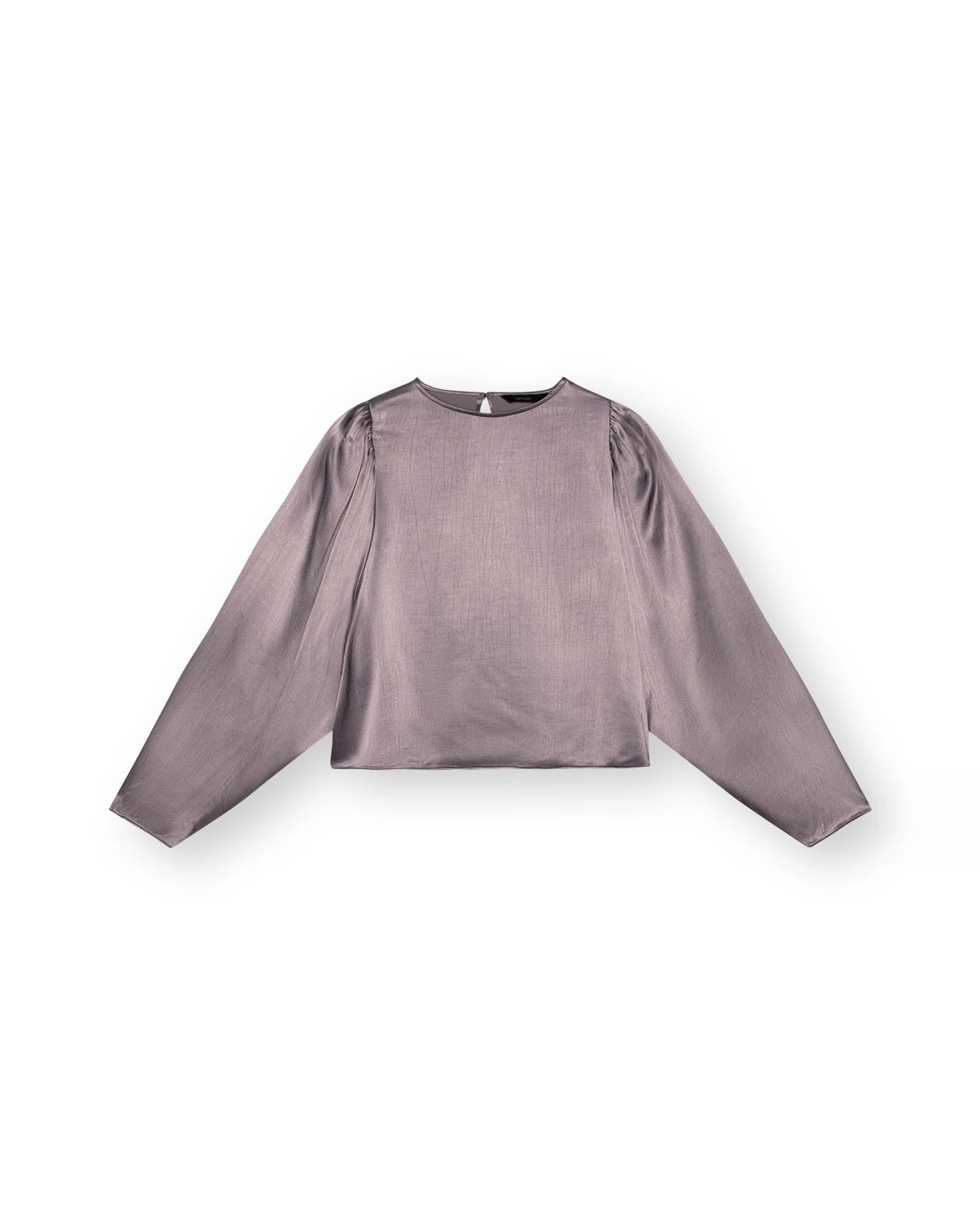 LOVJOI Damen vegan Top Mohnah Hellviolett – Ansicht 2