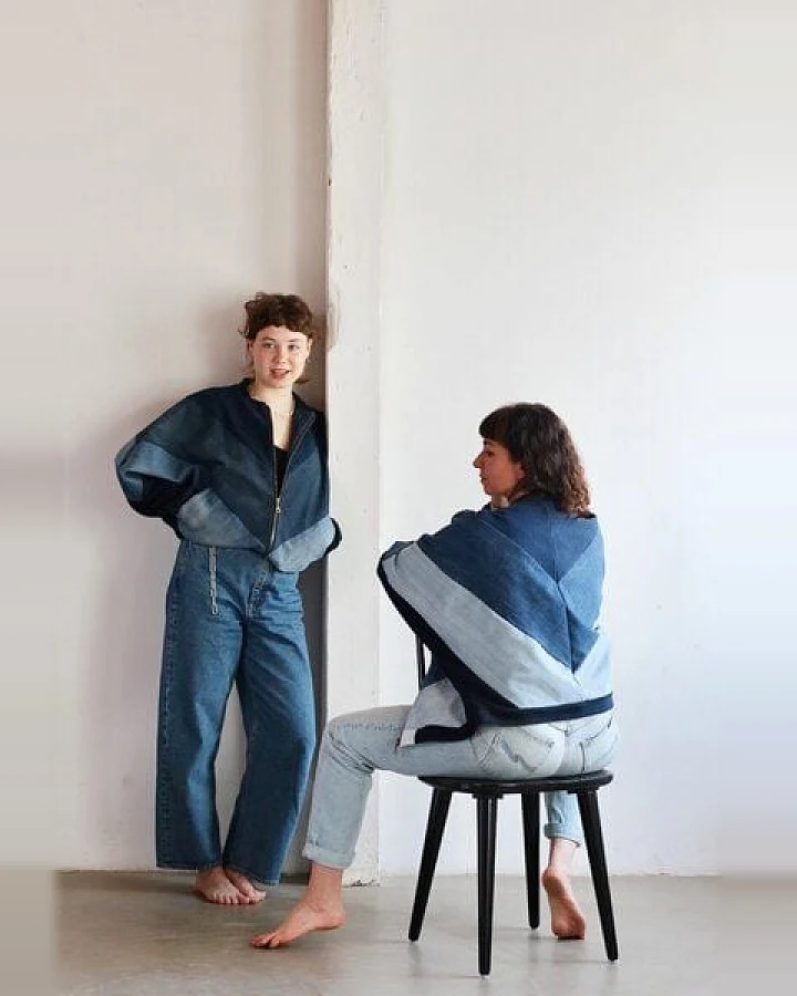 Bridge&Tunnel Blouson minimal blue