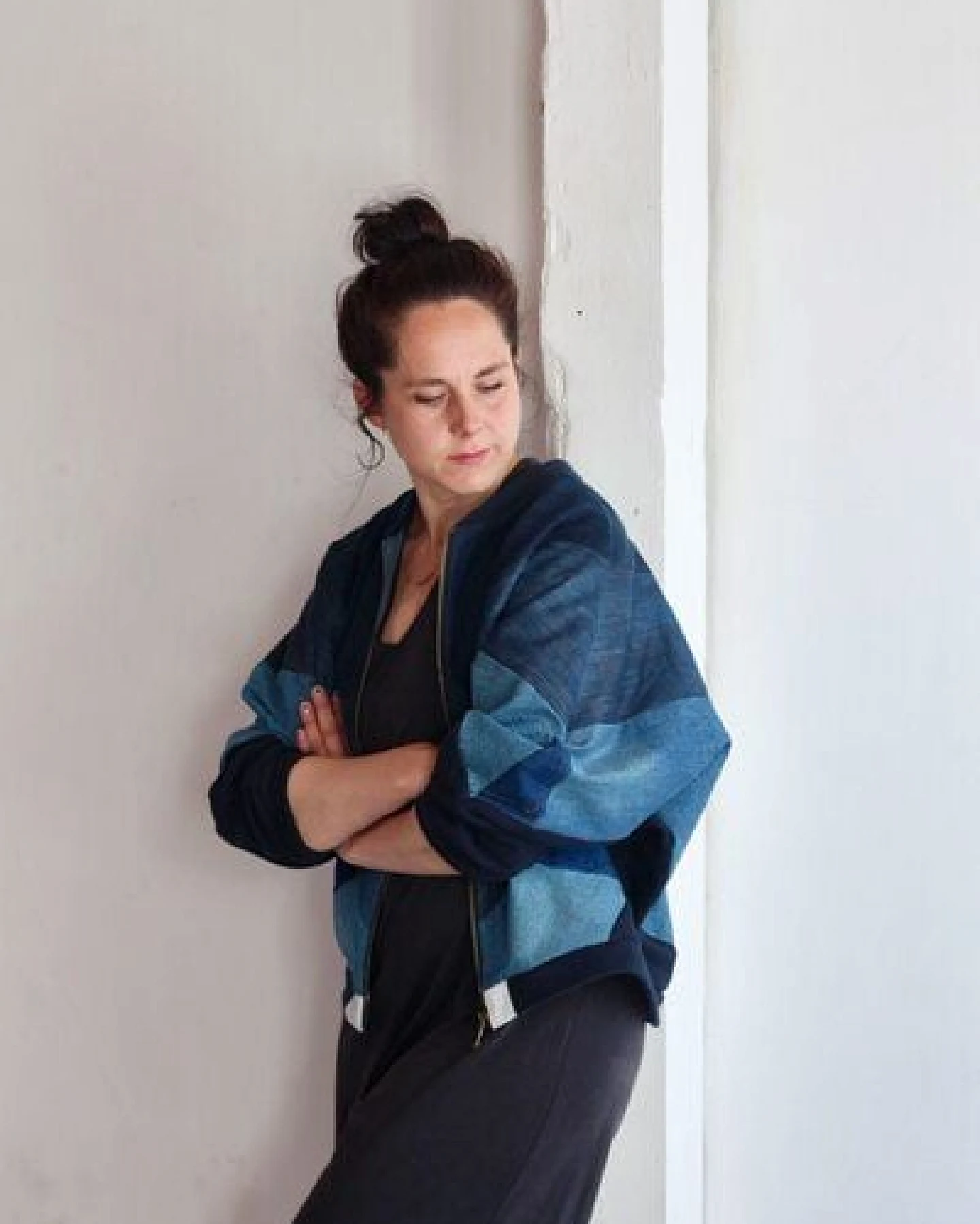Bridge&Tunnel Blouson minimal blue – Ansicht 2