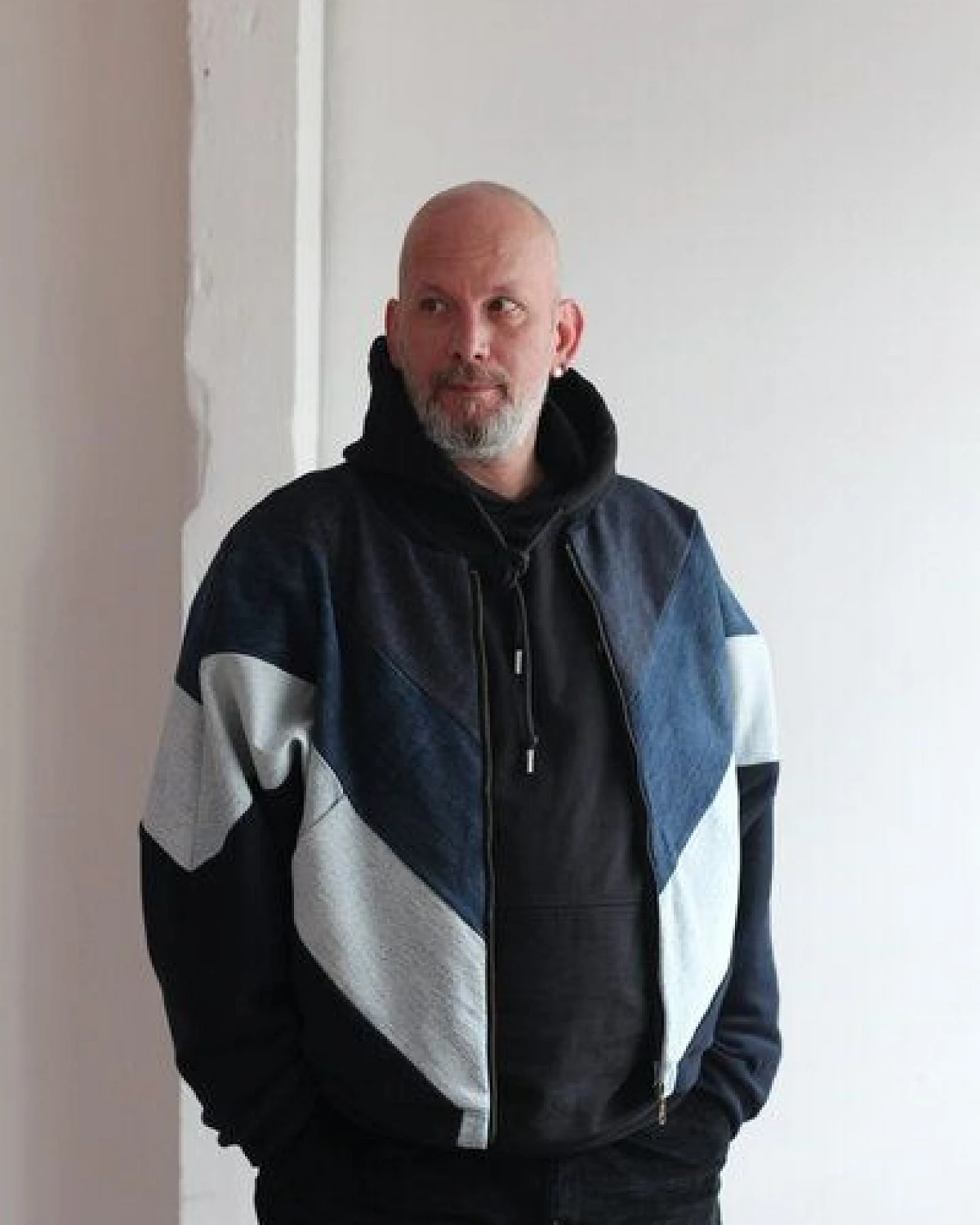 Bridge&Tunnel Blouson minimal blue – Ansicht 2