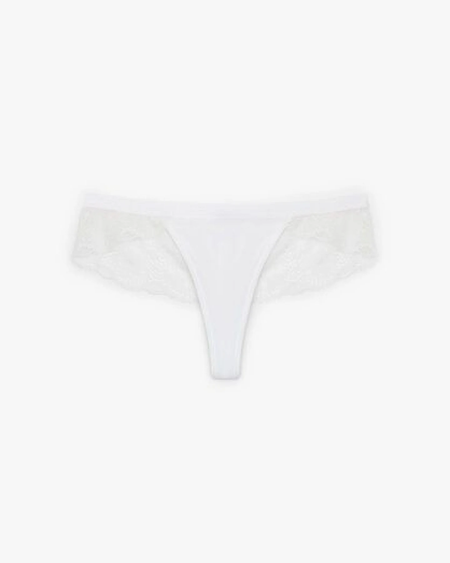 Lovjoi Tanga LUMINOUS MOSS mit filigraner Spitze – Ansicht 2