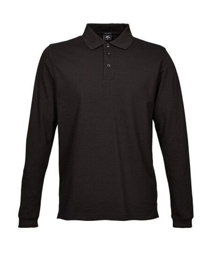 TeeJays Luxury Stretch Langarm Long Sleeve Poloshirt Polo