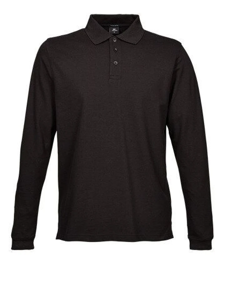 TeeJays Luxury Stretch Langarm Long Sleeve Poloshirt Polo