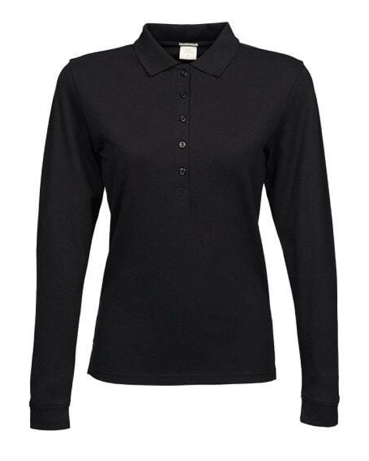 TeeJays Women´s Luxury Stretch Langarm Polo bis 3XL Poloshirt Damen