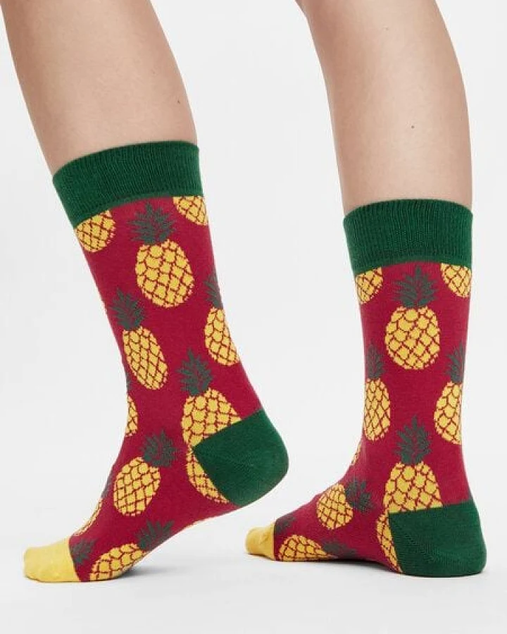 Natural Vibes Pineapples Socken Bio GOTS