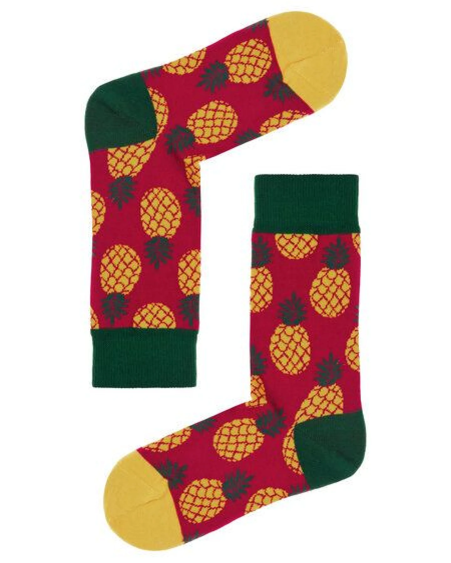 Natural Vibes Pineapples Socken Bio GOTS – Ansicht 2