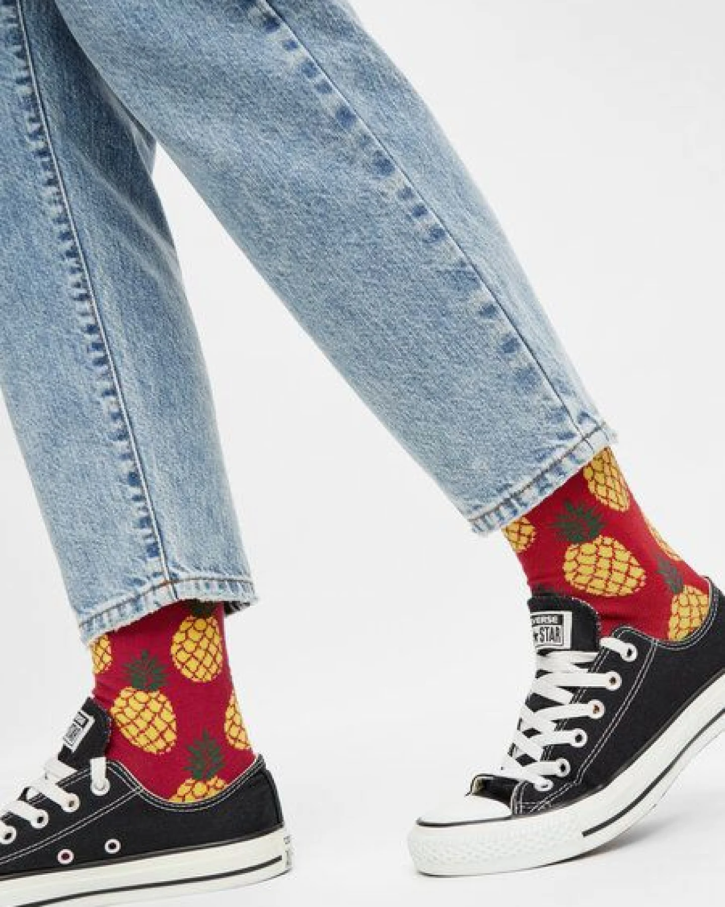 Natural Vibes Pineapples Socken Bio GOTS – Ansicht 3
