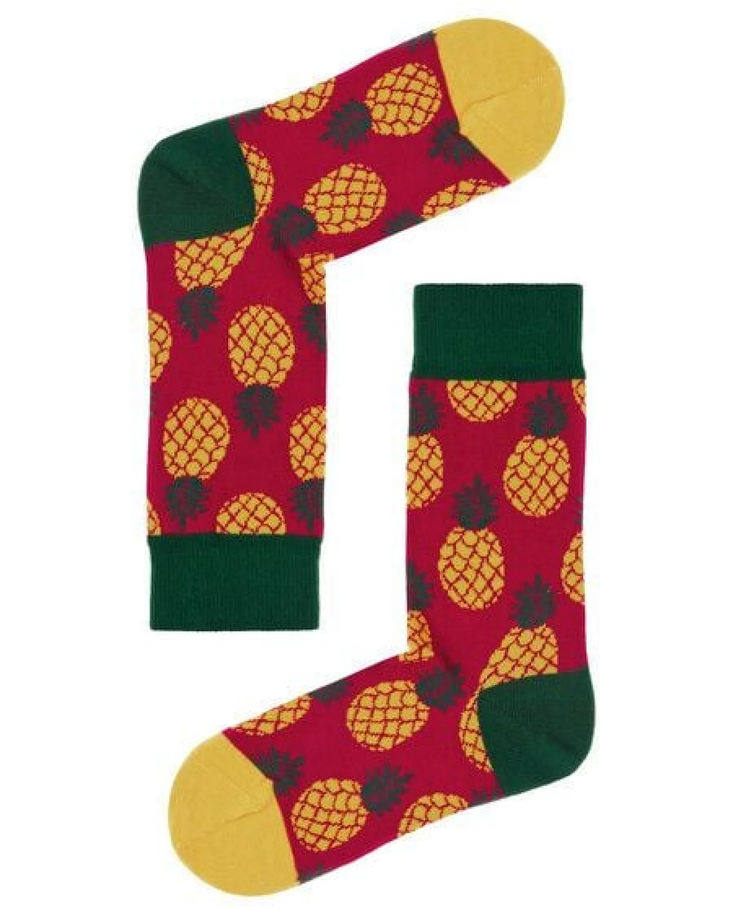 Natural Vibes Pineapples Socken Bio GOTS – Ansicht 2