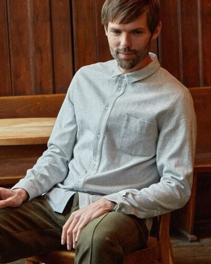 About Companions Flanellhemd SIMON aus Bio-Baumwolle