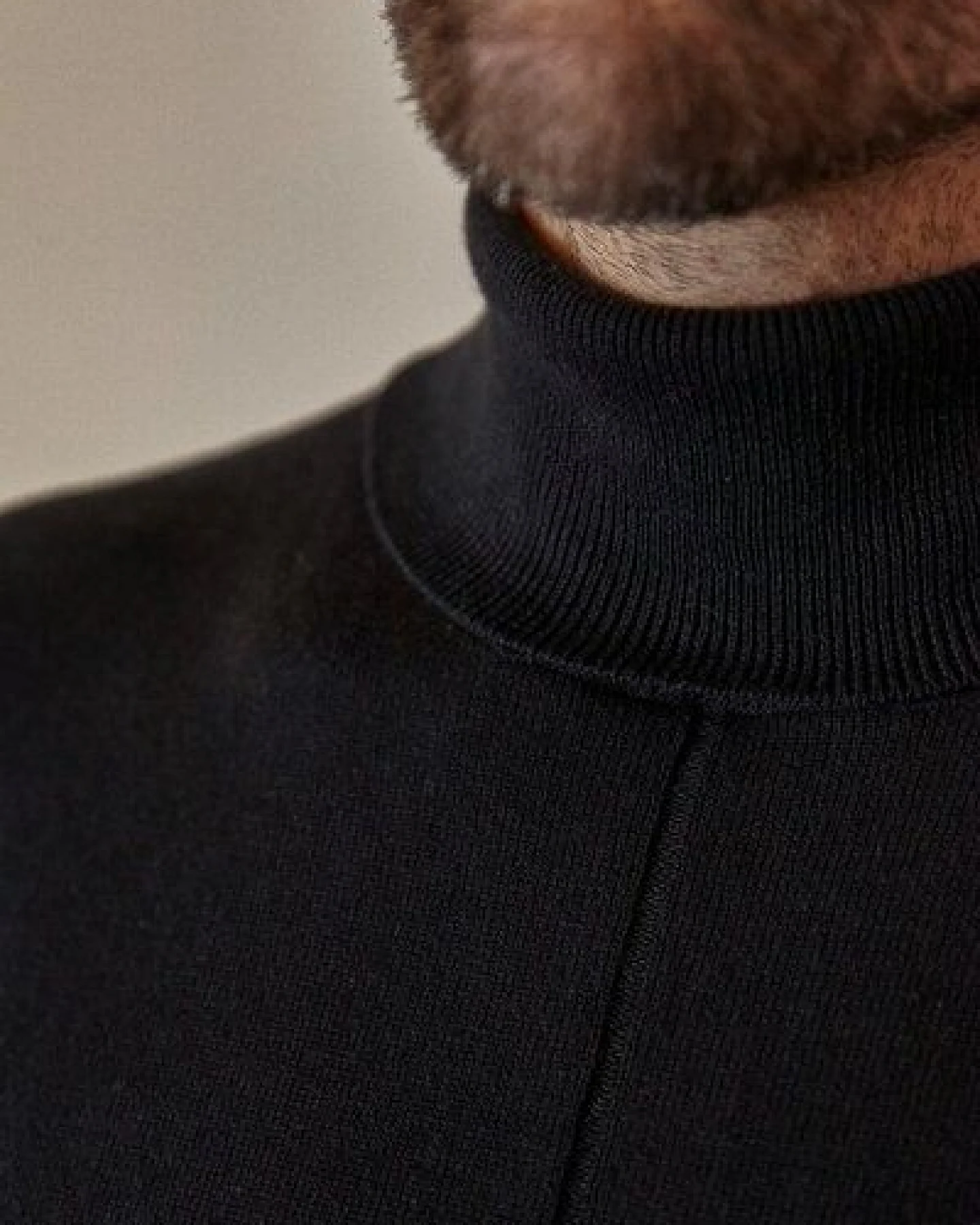 About Companions Klassischer, gestrickter Rollkragenpullover AVID aus Bio-Baumwollgarn – Ansicht 3